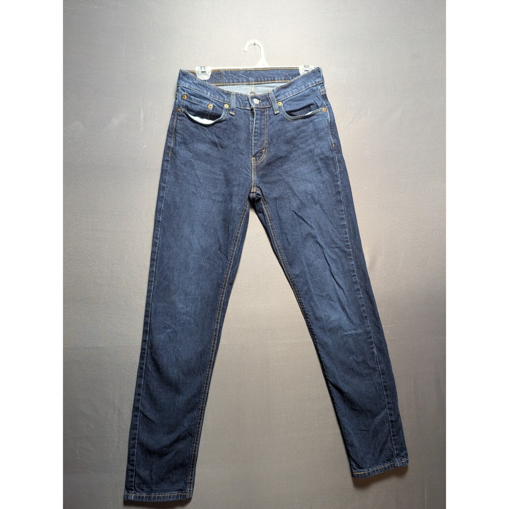 Levis 511 Slim Fit Jeans Mens 30x32 Blue Denim Cotton Stretch Logo Skinny Leg